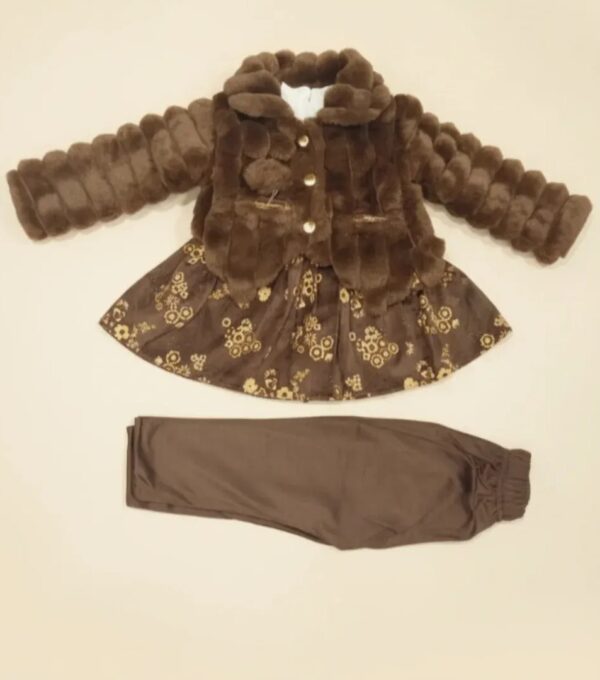 Chocolate Blossom Winter 3-Piece Girls Set